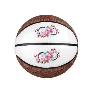 Mini Ballon De Basket Infinité avec les fleurs Sakura