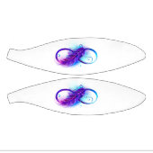 Mini Ballon De Basket Infinity with Purple Feather (Panneaux)