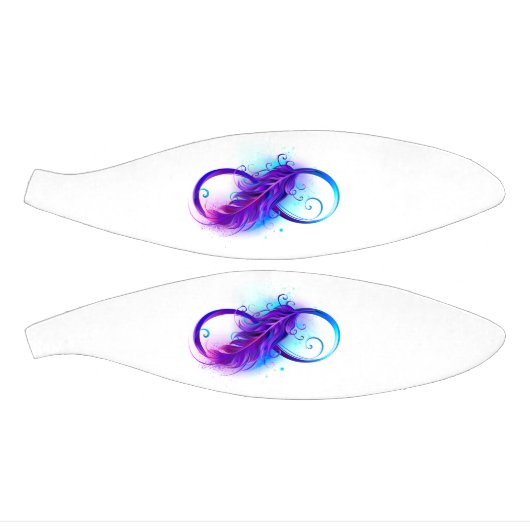 Mini Ballon De Basket Infinity with Purple Feather (Panneaux)