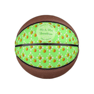 Mini Ballon De Basket Joli Printemps Mariage Pomme fleur et Pommes