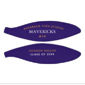 Mini Ballon De Basket Joueur de l'équipe du lycée pourpre Diplôme sur me (Panneaux)