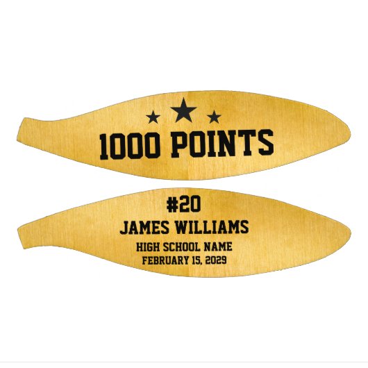 Mini Ballon De Basket Joueurs customisés 1000 Points (Panneaux)