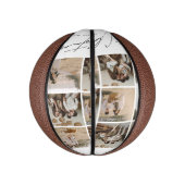 Mini Ballon De Basket Joyeux Noël Famille de basket-ball (Vertical)