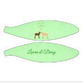 Mini Ballon De Basket Les Deux et Daisy Heart Custom (Panneaux)