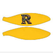 Mini Ballon De Basket Letter R Thanksgiving style turkey  (Panneaux)