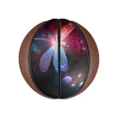 Mini Ballon De Basket libellule rouge brillante (Vertical)