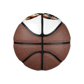 Mini Ballon De Basket Logo Image Basketball Numéro 12, (Droite)