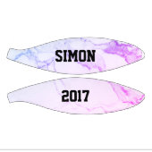 Mini Ballon De Basket Marbre Ombre violet personnalisé (Panneaux)