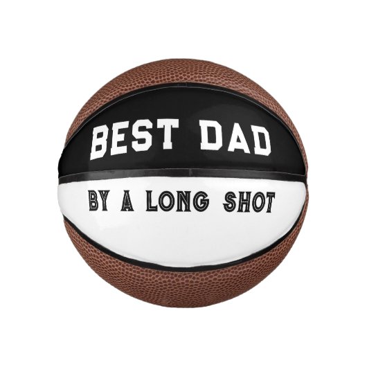 Mini Ballon De Basket Meilleur papa (Devant)