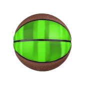 Mini Ballon De Basket Mini basket-ball Dark Green Streak (Devant)