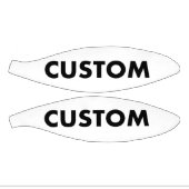 Mini Ballon De Basket Modèle blanc de mini-basket personnalisé (Panneaux)