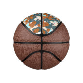 Mini Ballon De Basket Motif sans couture avec filles noires et blanches (Droite)