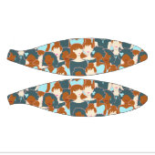 Mini Ballon De Basket Motif sans couture avec filles noires et blanches (Panneaux)