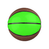 Mini Ballon De Basket Neon Green Mini Basket (Devant)