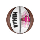 Mini Ballon De Basket Ninja Girl (Vertical)