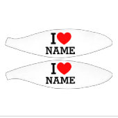 Mini Ballon De Basket Nom du coeur (Panneaux)