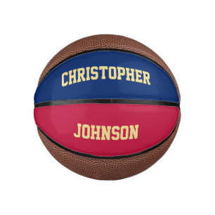 Mini Ballon De Basket Nom du joueur de l'école du club d'équipe monogr