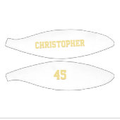 Mini Ballon De Basket Numéro de nom du joueur du club d'équipe monograph (Panneaux)