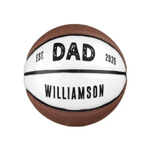 Mini Ballon De Basket Papa Est. 20XX cadeau de Fête des pères pour nouve