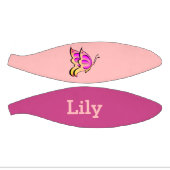 Mini Ballon De Basket papillon rose no2- ajouter nom mini basket (Panneaux)
