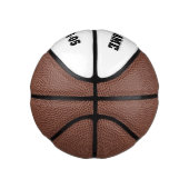 Mini Ballon De Basket Personalized Custom Basketball –Your Text Here (Droite)