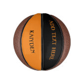 Mini Ballon De Basket Personnalisé (Vertical)