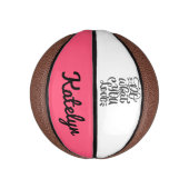 Mini Ballon De Basket Personnalisé - Faites ce que vous aimez - Basketba (Vertical)