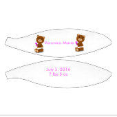 Mini Ballon De Basket Personnaliser l'ours de bébé (Panneaux)