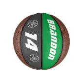 Mini Ballon De Basket Petit cadeau d'anniversaire personnalisé pour enfa (Vertical)