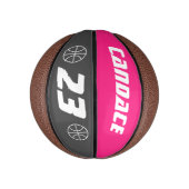 Mini Ballon De Basket Petit cadeau d'anniversaire personnalisé pour enfa (Vertical)