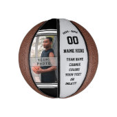 Mini Ballon De Basket PHOTO et mini-basket-ball personnalisé Vos couleur (Vertical)