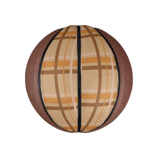 Mini Ballon De Basket Plat automnal (Vertical)