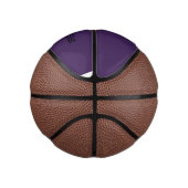 Mini Ballon De Basket Ravens gothiques et Black Heart Custom (Droite)