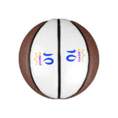 Mini Ballon De Basket Reine 10 (Vertical)
