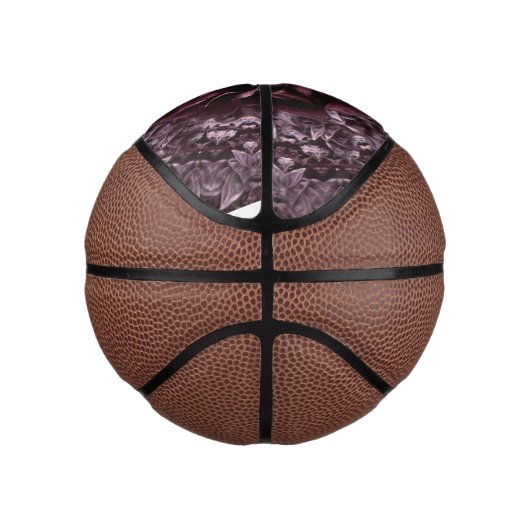 Mini Ballon De Basket Rose Mandala (Droite)