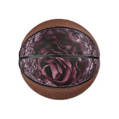 Mini Ballon De Basket Rose Mandala (Devant)