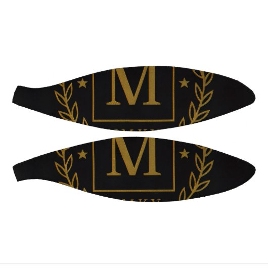 Mini Ballon De Basket "Royal NMKY Emblem – Monogram M Crest Design" (Panneaux)