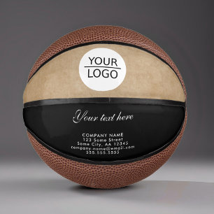 Mini Ballon De Basket Rustique Ajoutez votre logo avec un texte personna