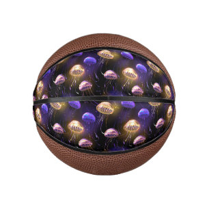 Mini Ballon De Basket Sans joint avec méduse éclatante