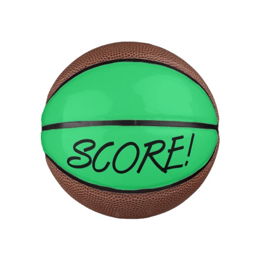 Mini Ballon De Basket Score mini-basket vert (Devant)
