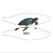 Mini Ballon De Basket Sea turtle cartoon (Panneaux)