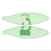 Mini Ballon De Basket Serpent vert amusant avec caricature maraca mini (Panneaux)