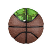 Mini Ballon De Basket Shamrock vert St Patrick iPhone 5 Coque-Mate (Droite)