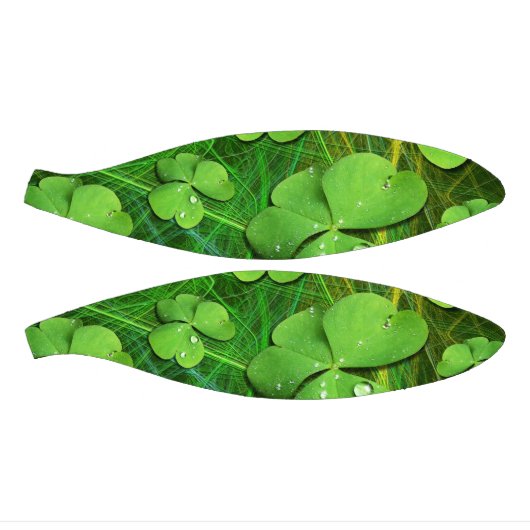 Mini Ballon De Basket Shamrock vert St Patrick iPhone 5 Coque-Mate (Panneaux)