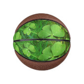 Mini Ballon De Basket Shamrock vert St Patrick iPhone 5 Coque-Mate (Devant)