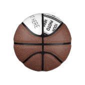 Mini Ballon De Basket Simple 3 photos et ajouter du texte - Télécharger  (Droite)