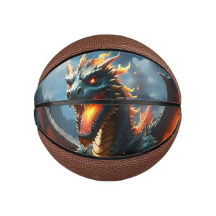 Mini Ballon De Basket "Souffle d'Enfer : La Flamme du Dragon"