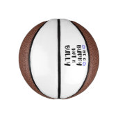 Mini Ballon De Basket Soyez un ami Pas un tyran (Vertical)