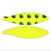 Mini Ballon De Basket Sphères vertes sur jaune (Panneaux)