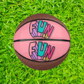 Mini Ballon De Basket Sports roses "Fun" cool tendance
